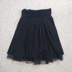 Black dress skirt w/ tulle